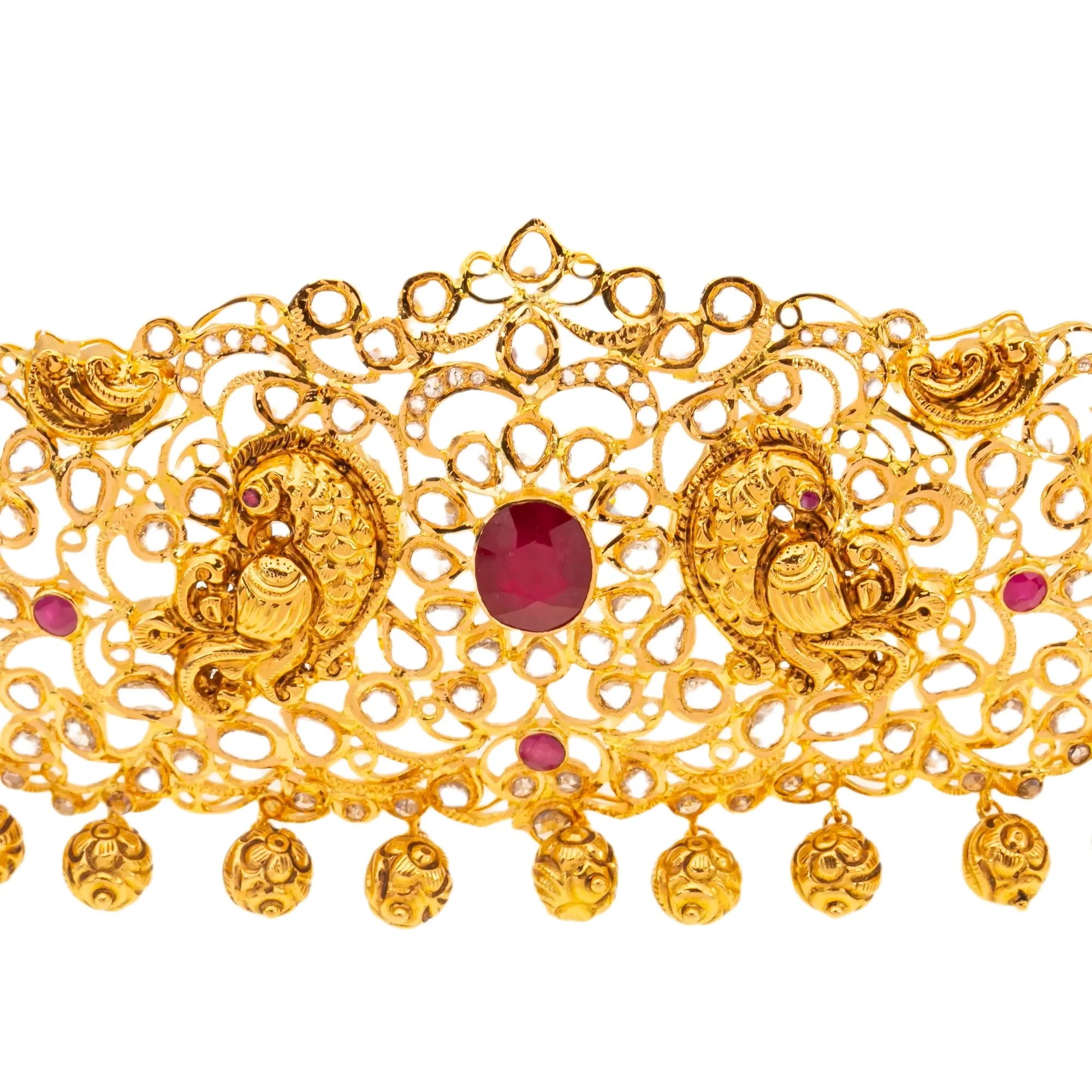 22K Yellow Gold Vaddanam Belt (210.9gm)
