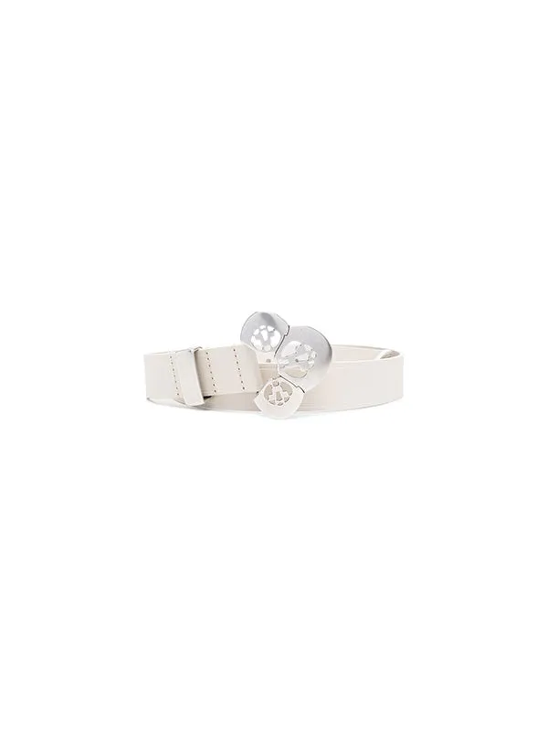 Adaria Belt in Chalk/Silver