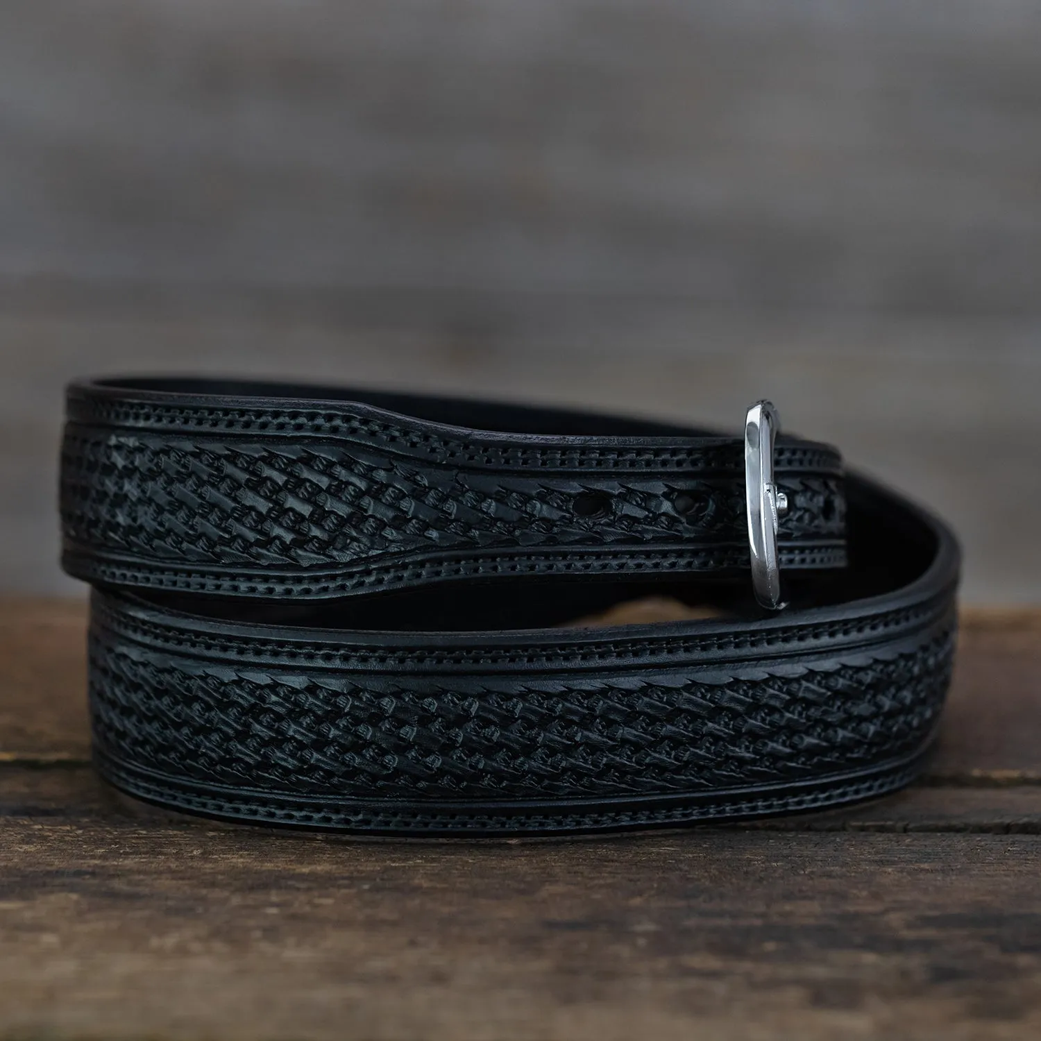 Black Basket Weave Pattern