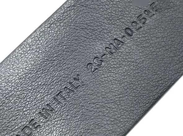 CHRISTIAN DIOR Montaigne CD Logo Black Leather