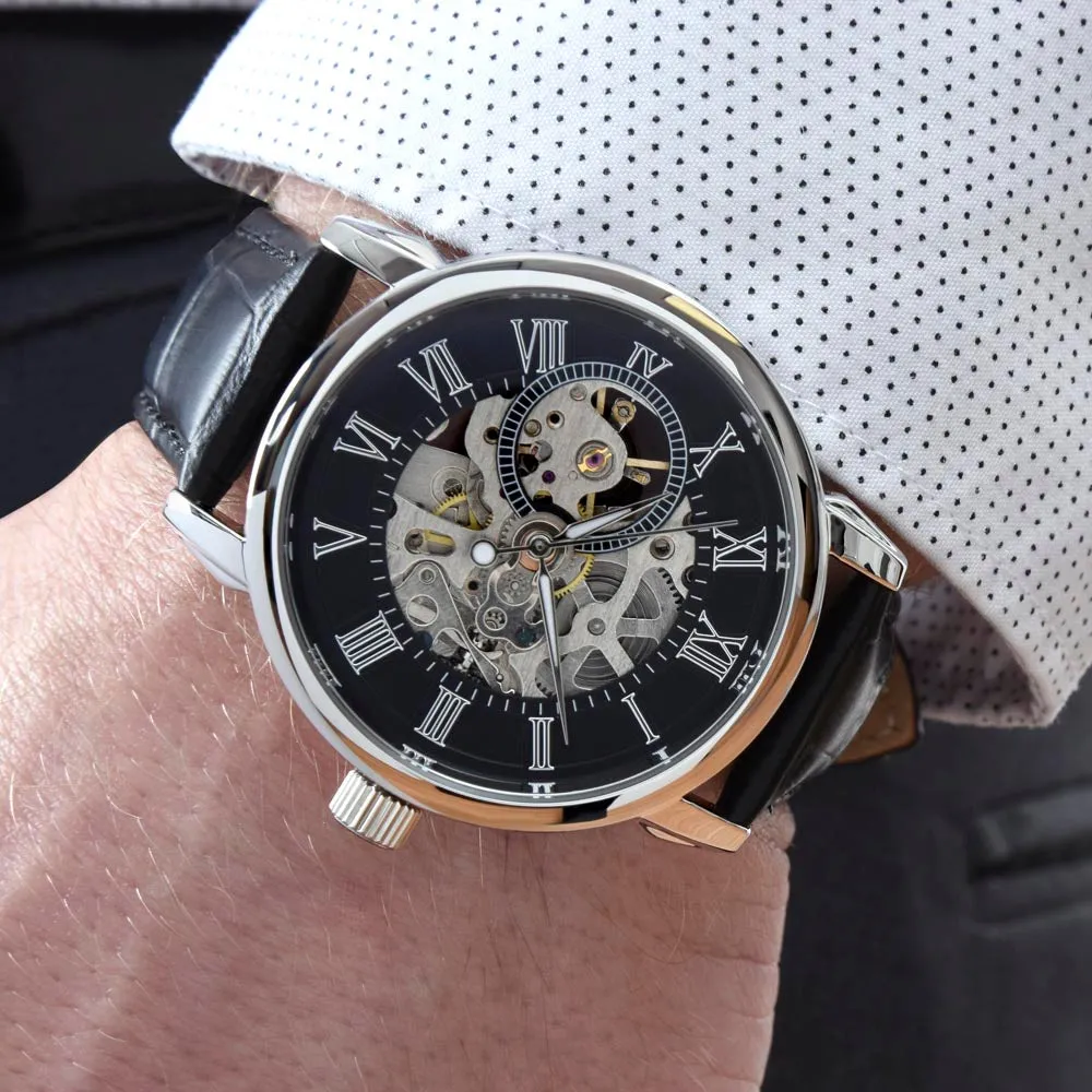 Dear Son You Are My Proudest Moment Men Openwork Watch Gift For Him