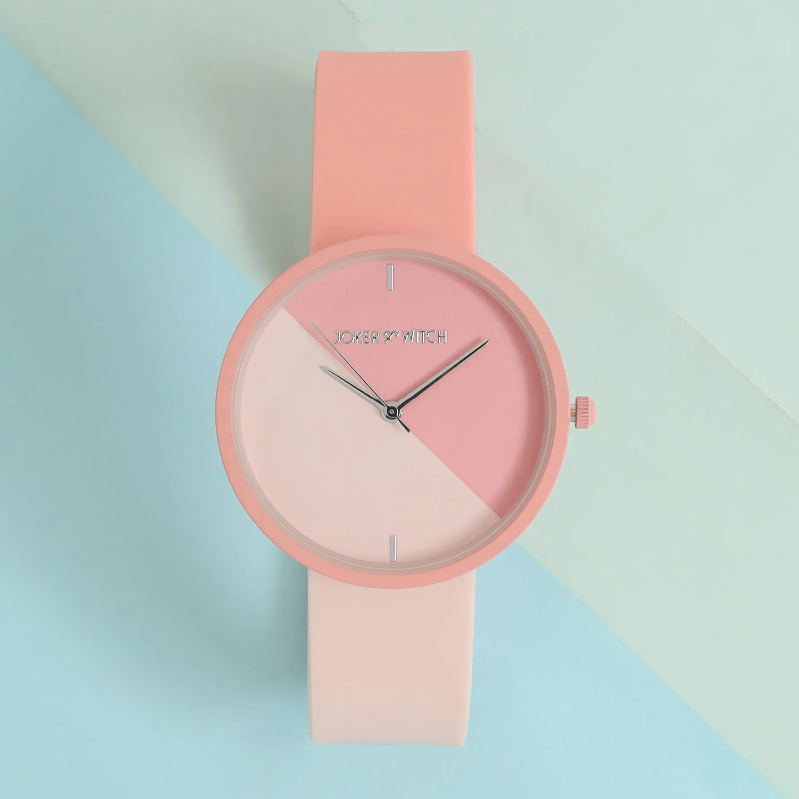 Duet Lily Luster Pink Silicone Strap Watch