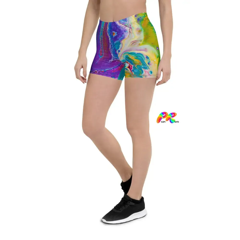 Fluidity Festival Yoga Shorts