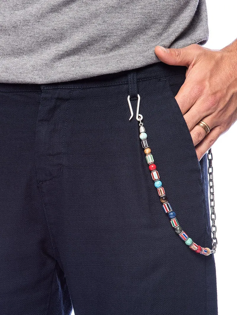 FRANK CASUAL PANTS IN BLUE