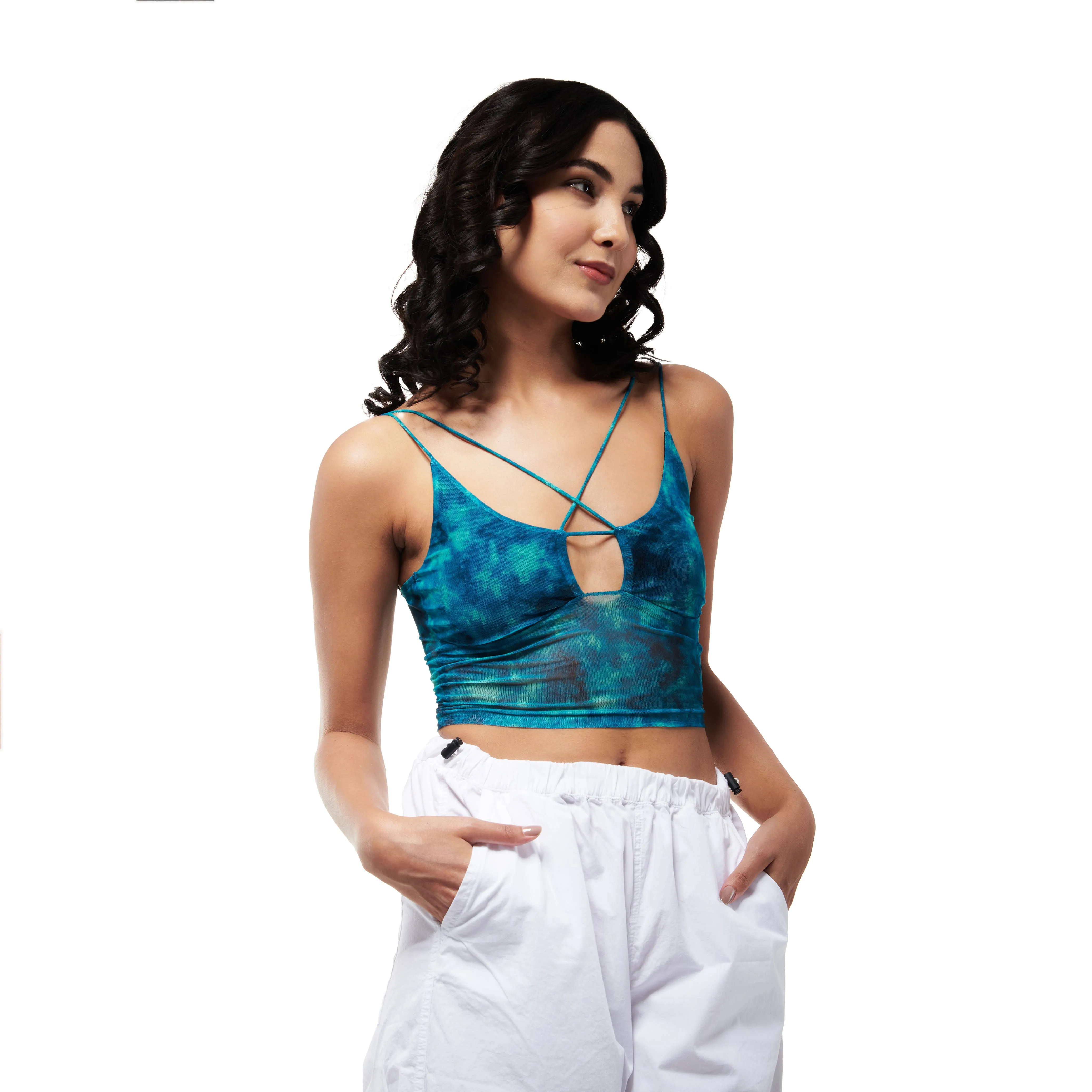 Lavender Mesh Tank Top