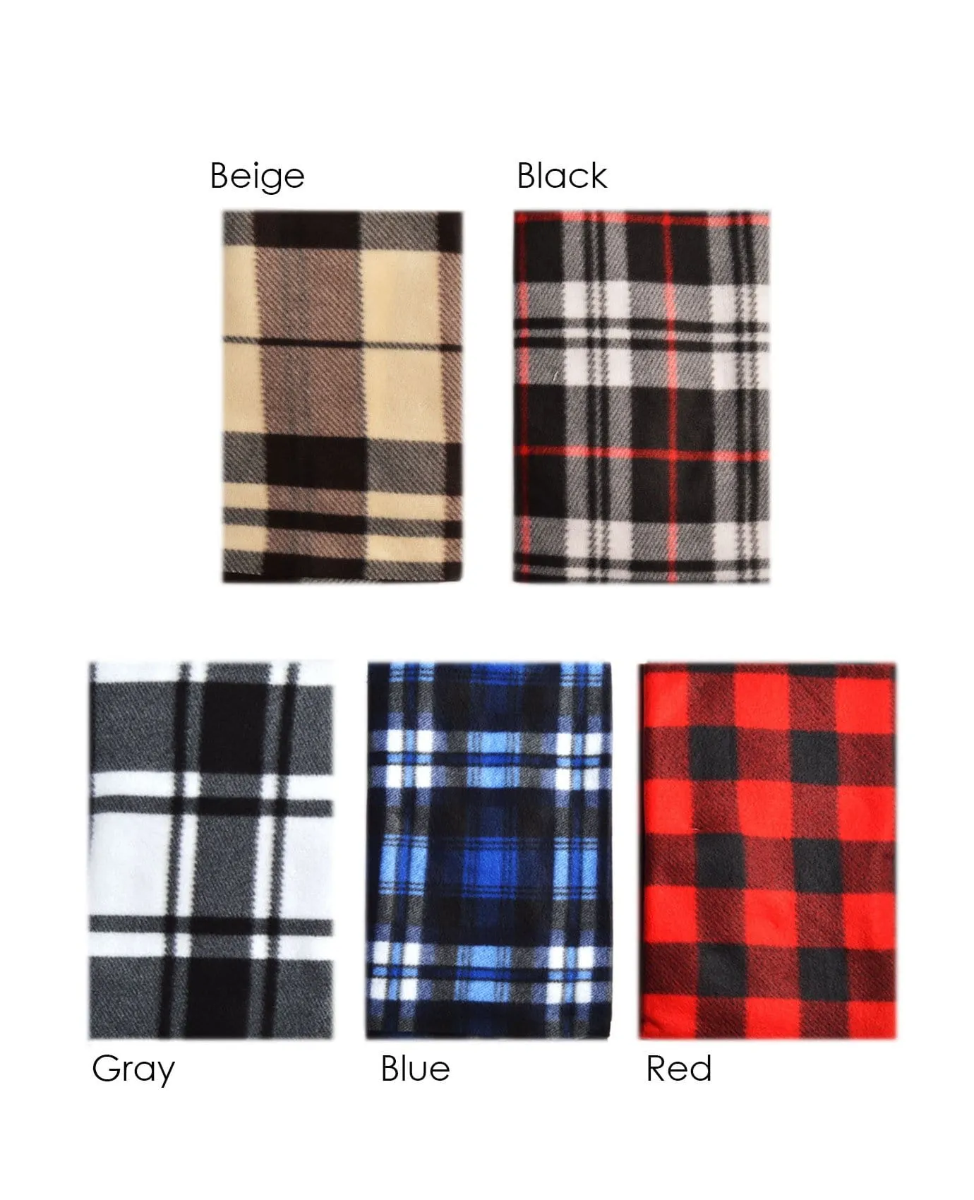 Power Club Plaid Scarf