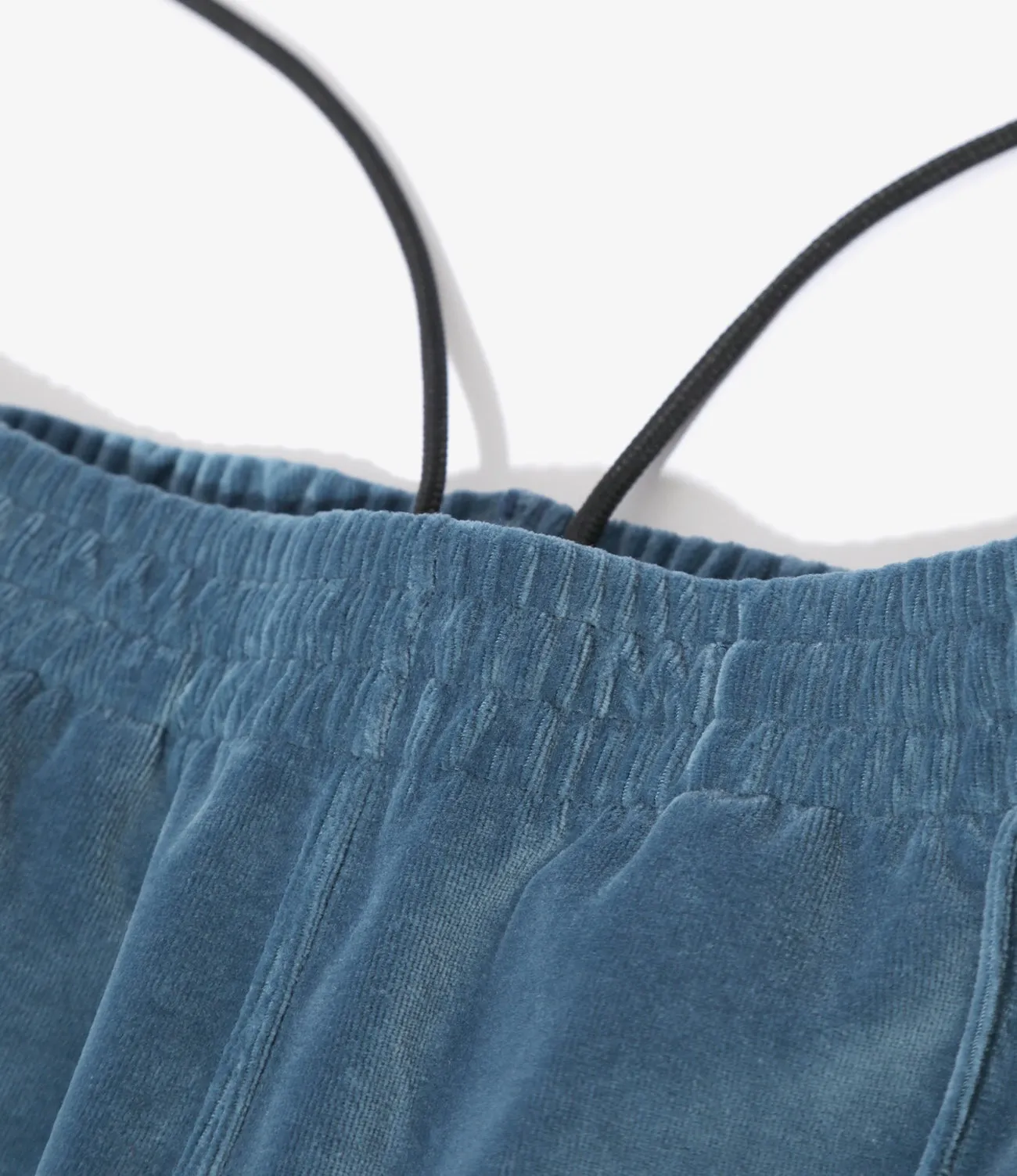 SIDE-STRIPE DETAIL VELVET TRACK PANTS