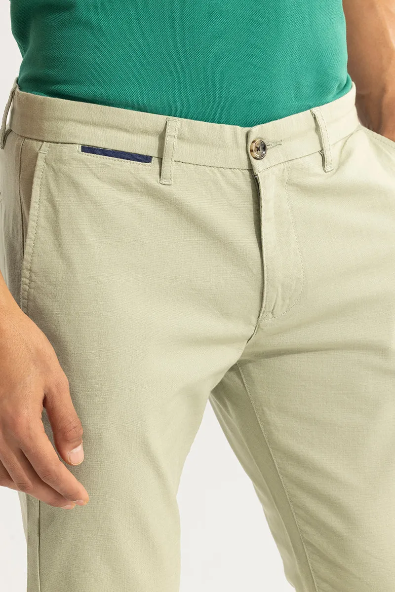 Stygian Green Linen Pant