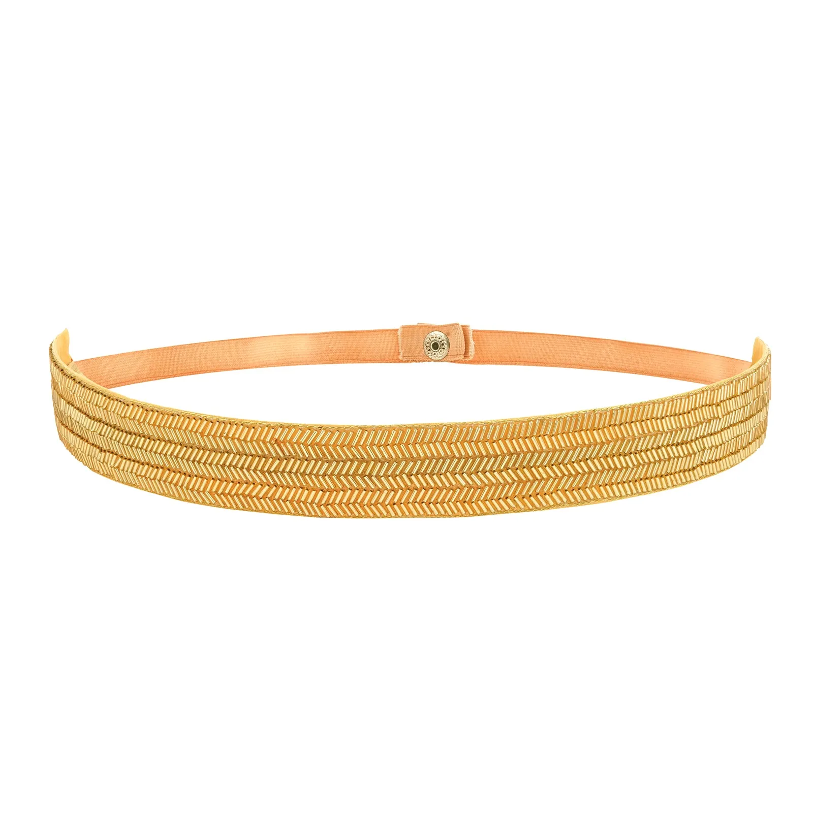 Teejh Bipasha Bead Gold Belt