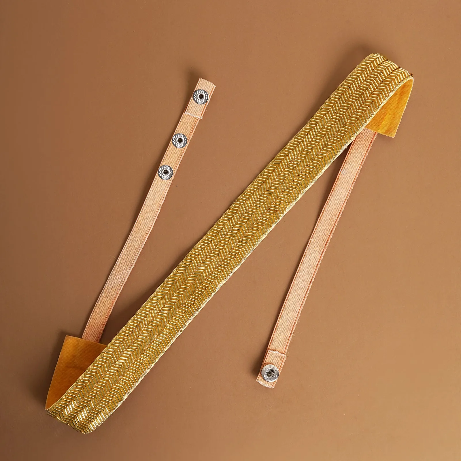 Teejh Bipasha Bead Gold Belt